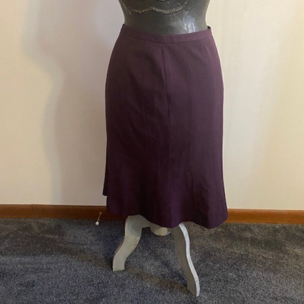 Lane Bryant Purple flare skirt, size 18